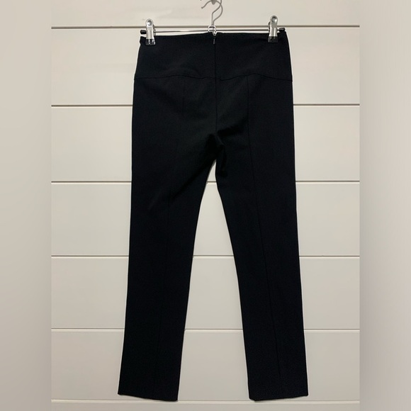 Veronica Beard crop crepe skinny pants black size 0 - Picture 10 of 12